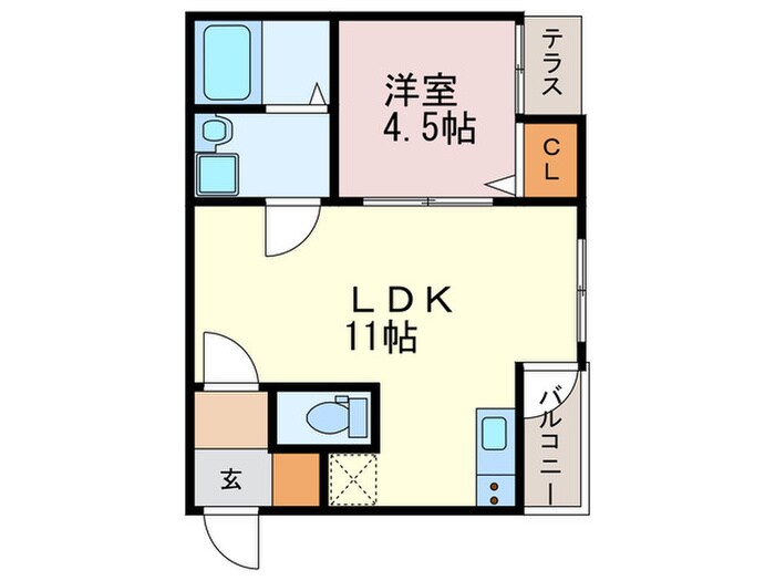 間取り図 博多小町Ⅱ