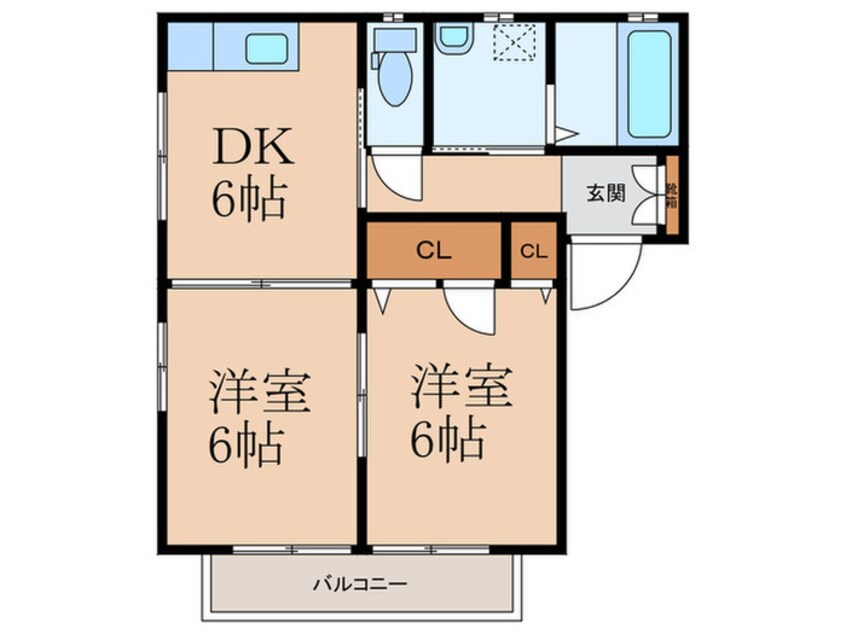 間取図 センテナリオ葛原Ａ