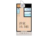 クレアトゥ－ル４６ 1Rの間取り
