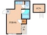 ベルクハイム 1Rの間取り
