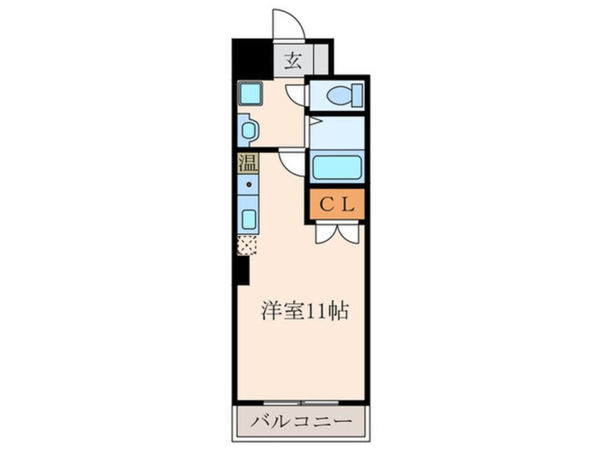 間取図 ｵｰｸﾗﾝドｱｻｰﾄ折尾