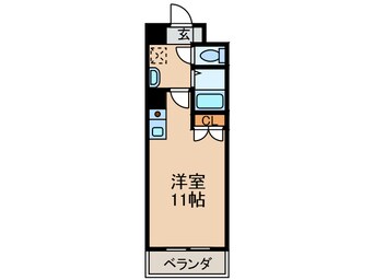 間取図 ｵｰｸﾗﾝドｱｻｰﾄ折尾