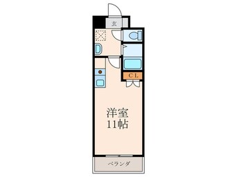 間取図 ｵｰｸﾗﾝドｱｻｰﾄ折尾