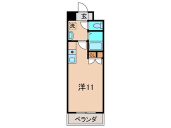 間取図 ｵｰｸﾗﾝドｱｻｰﾄ折尾