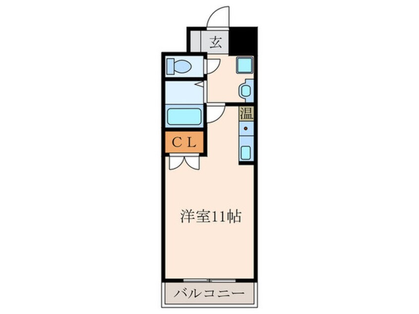 間取図 ｵｰｸﾗﾝドｱｻｰﾄ折尾