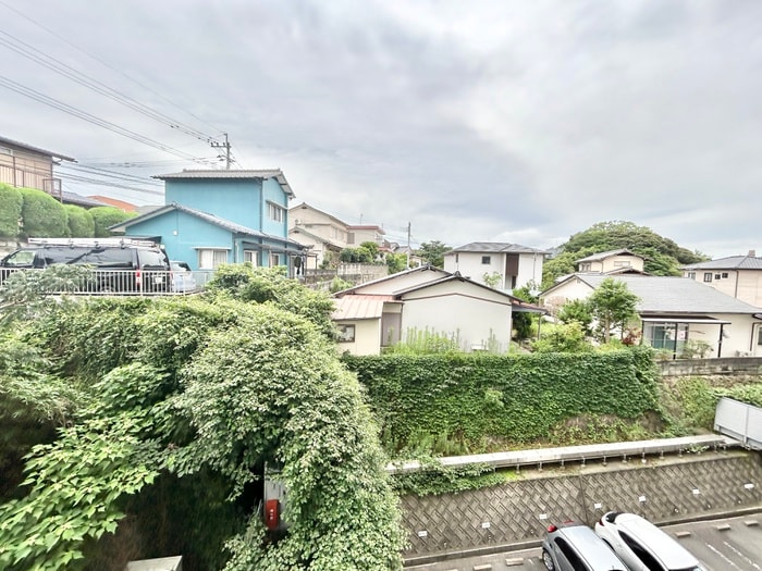 室内からの展望 ｵｰｸﾗﾝドｱｻｰﾄ折尾