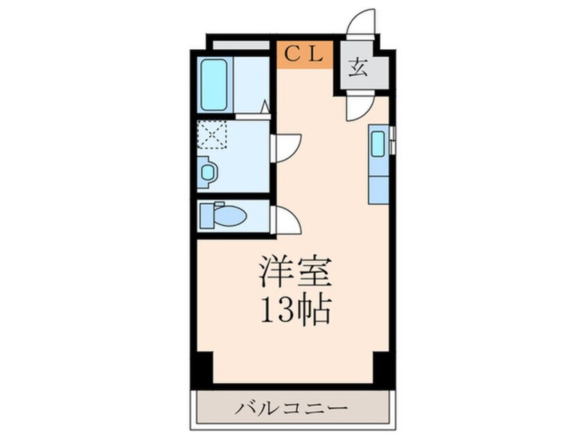 間取図 内山パ－クビル