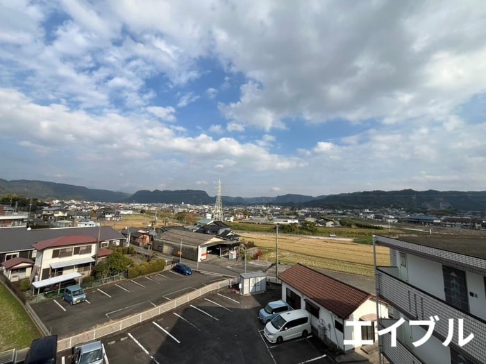 室内からの展望 タウンヒル田畑Ⅱ　Ａ棟