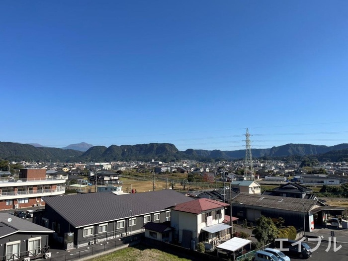 室内からの展望 タウンヒル田畑Ⅱ　Ａ棟