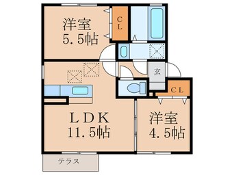 間取図 サンライズ陸