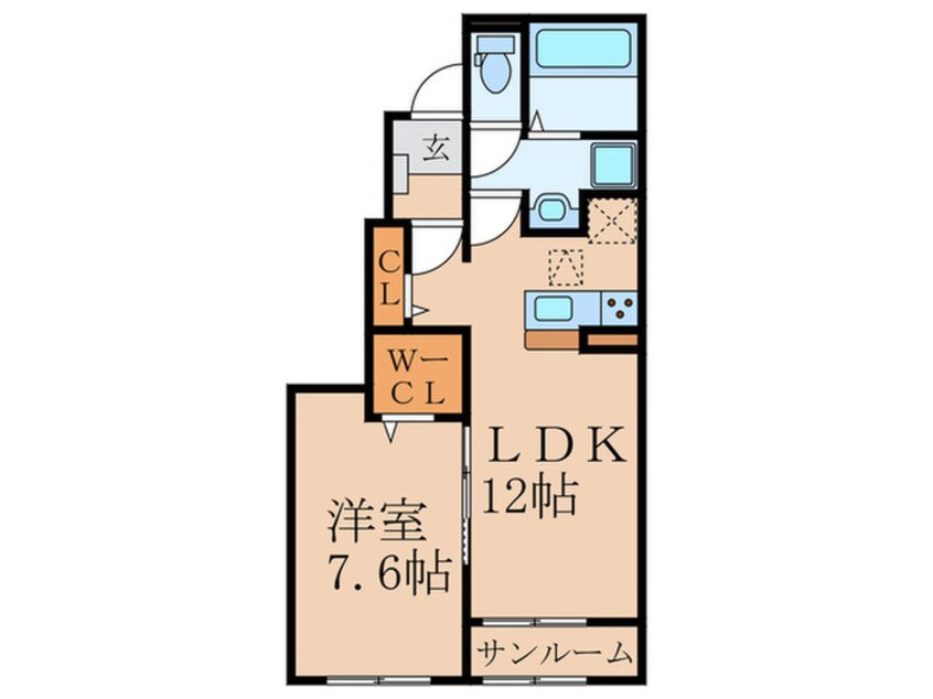 間取図 アクアプラⅠ