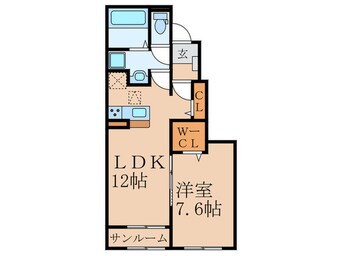 間取図 アクアプラⅠ