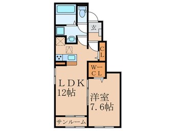 間取図 アクアプラⅠ