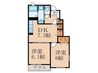 間取図 アーバン・フォレストⅡＡ棟