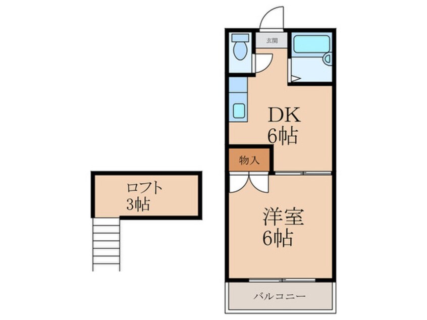 間取図 オアシス葛原