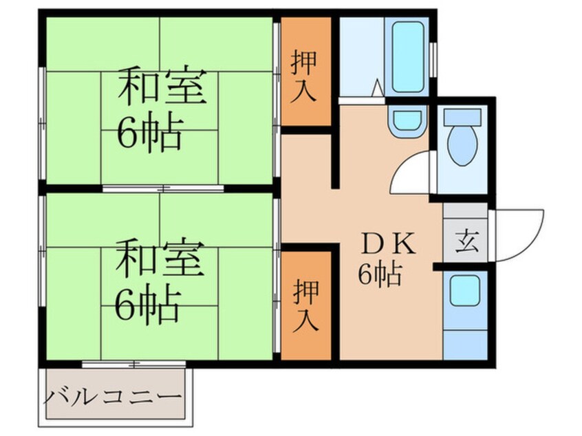 間取図 プランドゥ九工大前