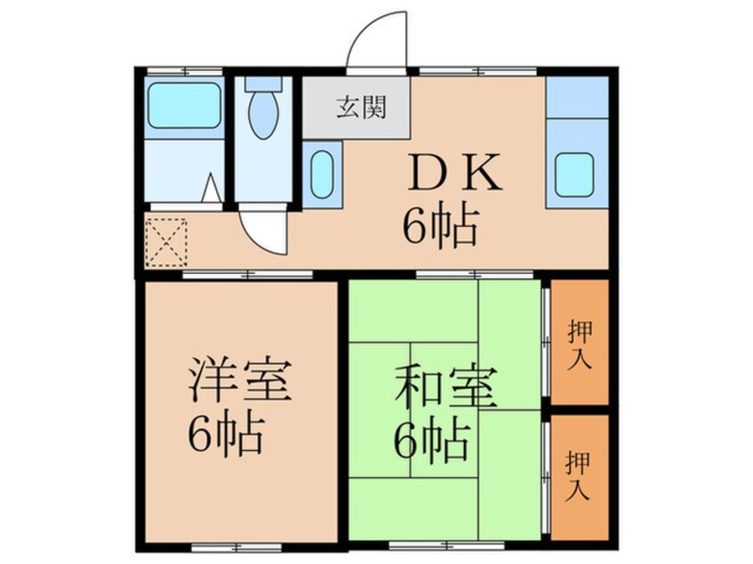 間取図 坂本ハイツ