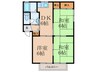 レガシィ宮前 3DKの間取り