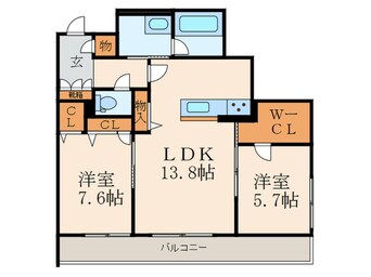 間取図 ガーデンREI足立山麓