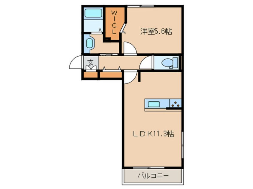 間取図 プランドール柚須駅南