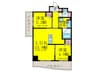 Palais　Felicia 2LDKの間取り