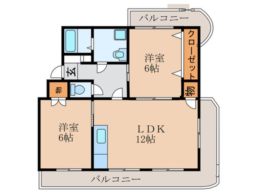 間取図 ロイヤルマンション国分