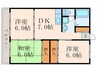 サンクチュアリ 3DKの間取り