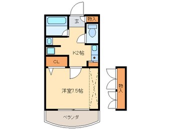 間取図 プレデュパルク壱番館