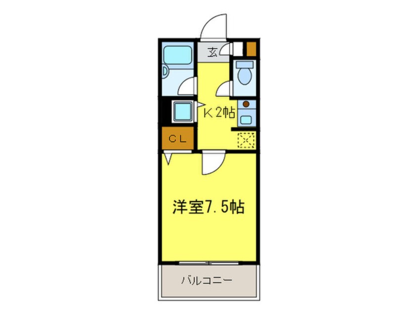 間取図 プレデュパルク壱番館
