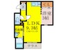 Ｂｒａｎｃｈｅ春日原 1LDKの間取り