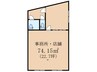久藤ビル 1Rの間取り