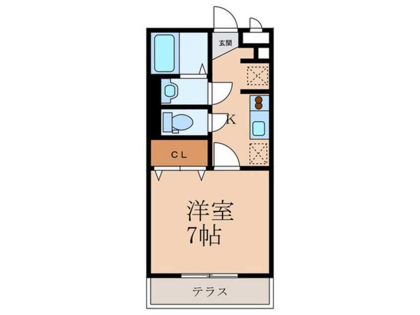 間取図 セジュ－ルオッツ壱番館