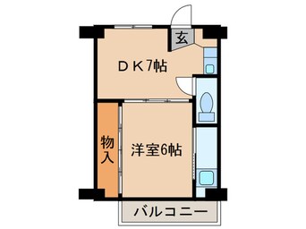 間取図 ビレッジハウス萩原3号棟