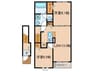 仮)エスポワール馬場 2LDKの間取り
