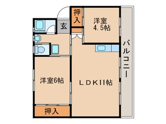 間取図 ビレッジハウス直方1号棟