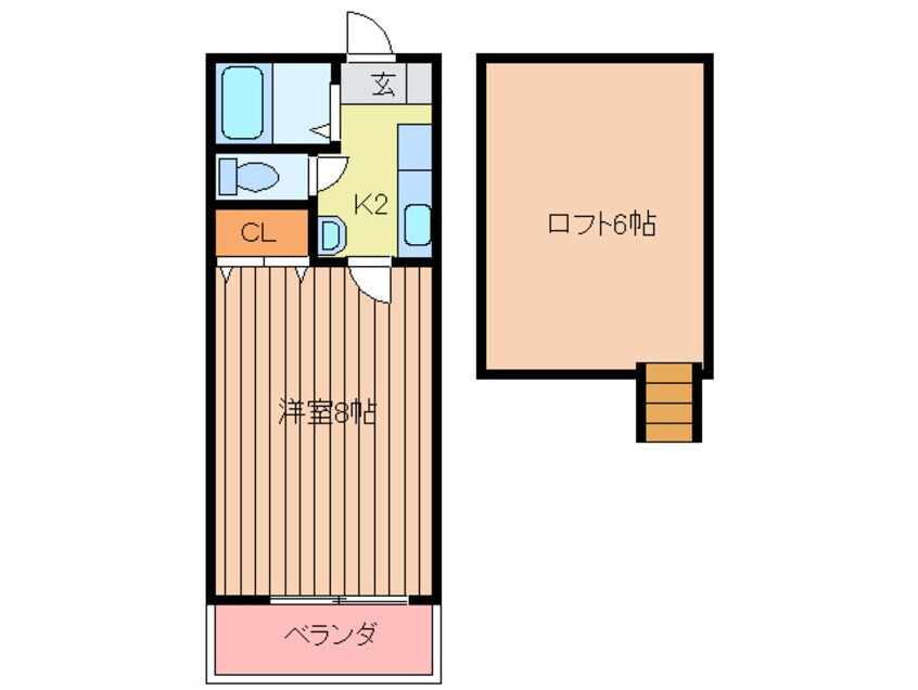 間取図 フ－ガ・アネックス１号館