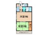 シャトレ大浦Ⅴ 2Kの間取り
