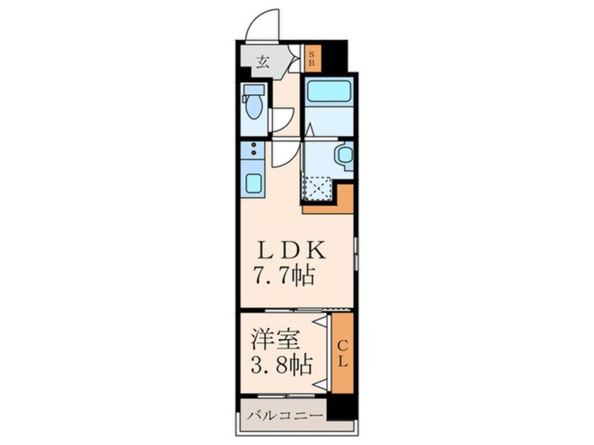 間取図 コンダクトレジデンスKONYA