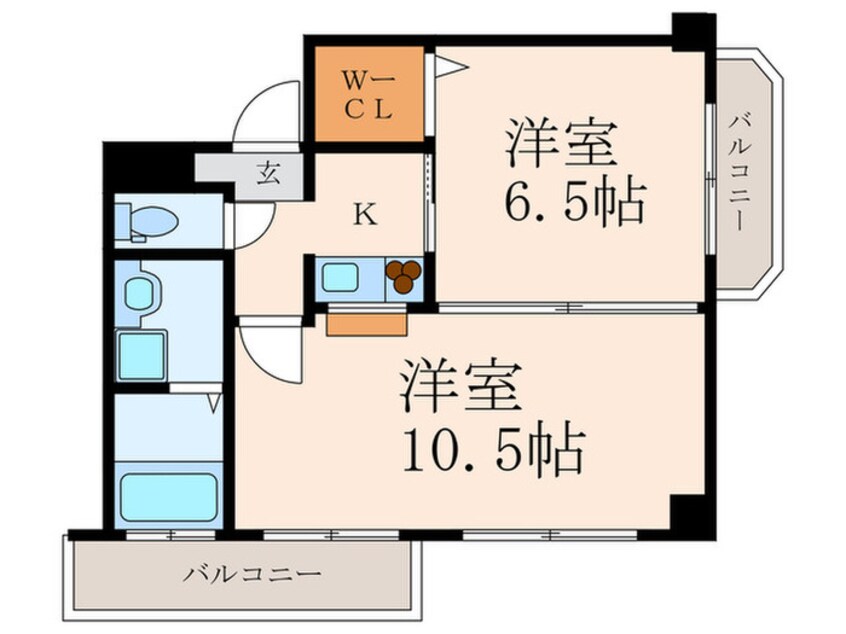 間取図 ＣｏＣｏメゾン