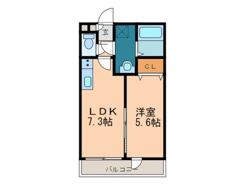 間取図 emigrand-HK湯野原
