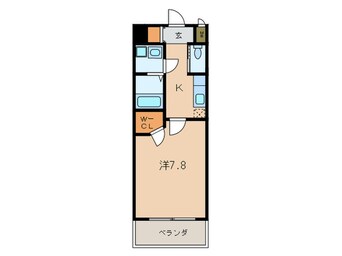 間取図 ギャラン竪町