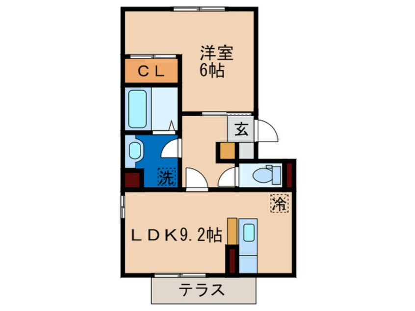 間取図 ソレール　ヴィラ