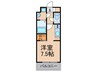 エンクレスト博多Ⅲ（511） 1Rの間取り