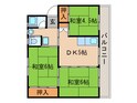 ビレッジハウス直方2号棟の間取図