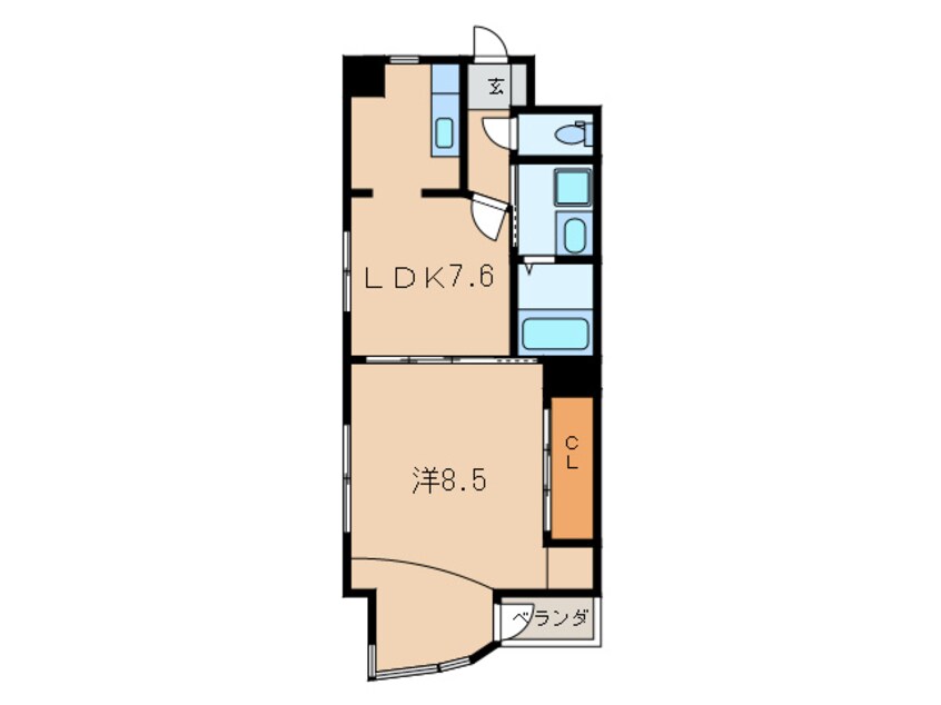 間取図 浅野ベイタワー