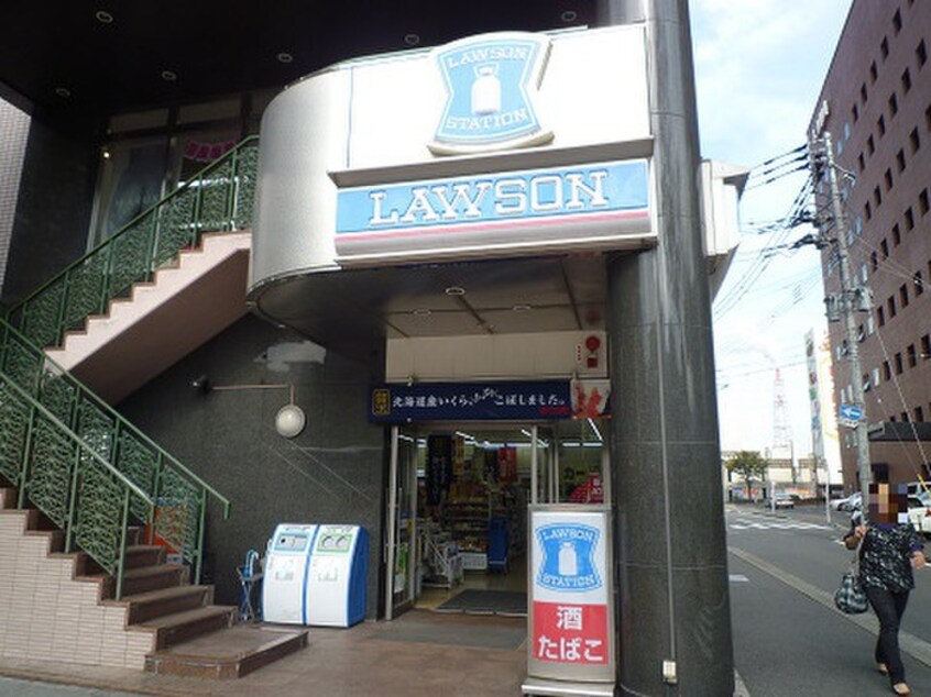 ローソン　小倉駅北口店(コンビニ)まで450m 浅野ベイタワー