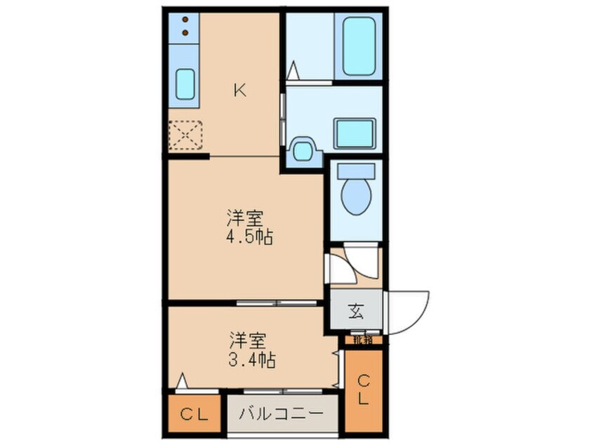 間取図 バーンメアオ　パトナム