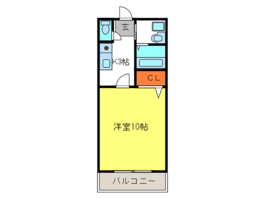 間取図 ルレーヴ七隈