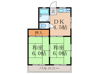 間取図 シャンポール湯川