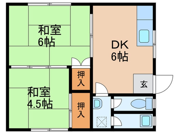 間取り図 中央マンション
